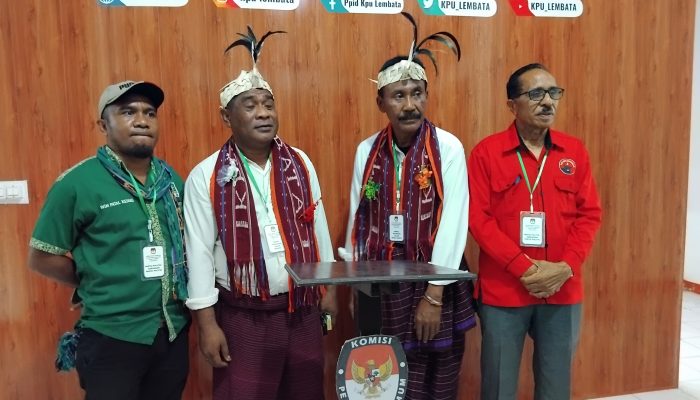 Paket Salam Resmi Mendaftar ke KPU Lembata