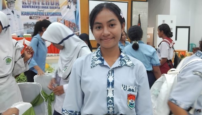 Hildagardis Kiara Dangku Resmi Menakhodai Forum Anak Lembata, Siap Berkolaborasi dengan Pemda