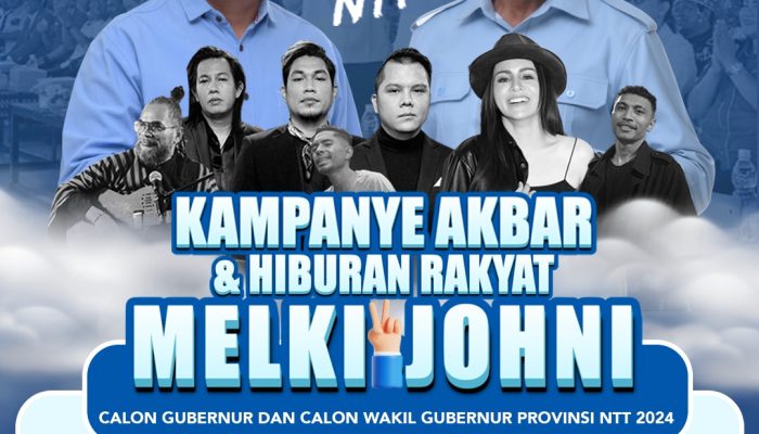 30 Ribu Massa Hadiri Kampanye Akbar Melki-Jhoni Cagub dan Cawagub NTT