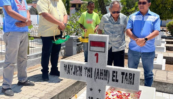 Menimbah Semangat Juang Para Pemimpin Hebat, Melki-Jhoni Kunjungi Makam Penjasa NTT