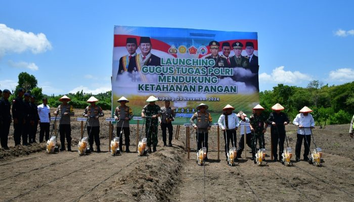 Kolaborasi Polri-TNI dan Pemda Wujudkan Ketahanan Pangan di NTT