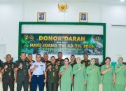 Korem 161/WS Gelar Donor Darah Sambut Hari Juang TNI AD