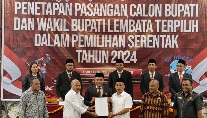 Bupati dan Wabup Terpilih Kabupaten Lembata Dukung Program Presiden Prabowo