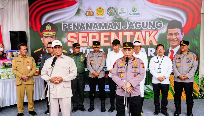 Gerakan 1 Juta Hektare Jagung: Sinergi Polri dan Kementrian Pertanian Wujudkan Swasembada Pangan 2025