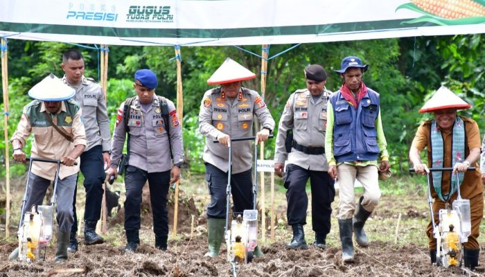 Kapolda NTT Pimpin Penanaman Jagung Serentak di TTU