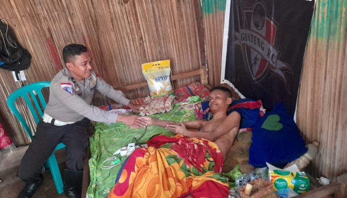 Cinta Anggota Polantas dari Polres TTS Polda NTT, Aipda Ferdi Beama Terhadap Remaja Lumpuh di Kota So’e, Kisahnya Sedih