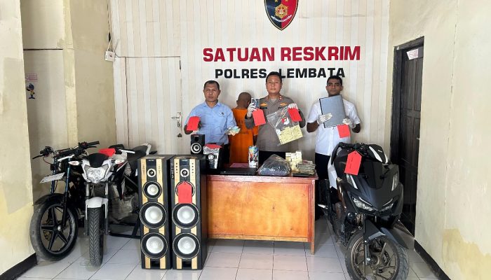 Polres Lembata Ungkap Kronologis Pencurian di Kota Lewoleba, Pelaku Gasak Rp 70 juta di Toko Mahkota