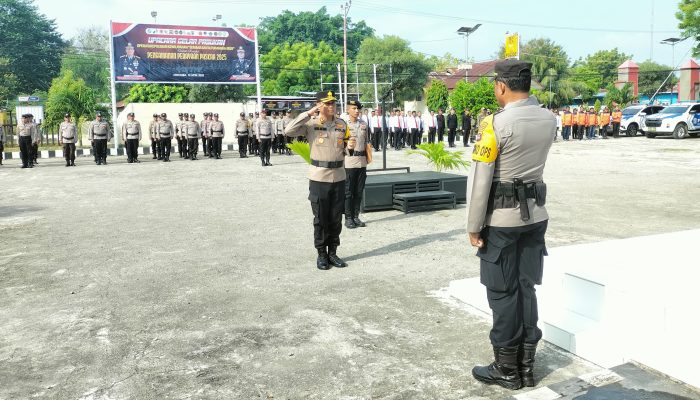 Kapolres Lembata Pimpin Upacara Gelar Pasukan Operasi Semana Santa, ini Sasaranya