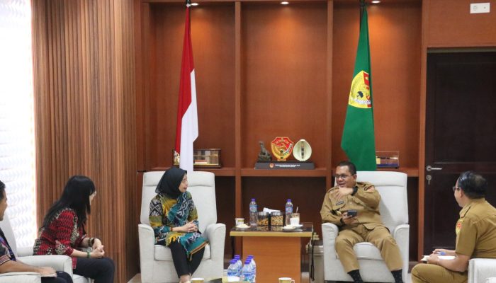 Gubernur NTT Terima Audiensi Head of Climate and Water Stewardship Danone Indonesia