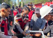 Polda NTT Beri Bantuan Dinamo Air dan Perbaiki Sumur Demi Penuhi Kebutuhan Air Bersih Pengungsi Posko Konga
