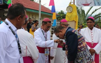 Gubernur Ajak Gereja Katolik Nusa Tenggara Kolaborasi Tekan Angka PMI NTT Non Prosedural
