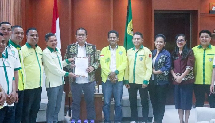 Gubernur Melki Terima Audiensi Pemuda Katolik Komda NTT