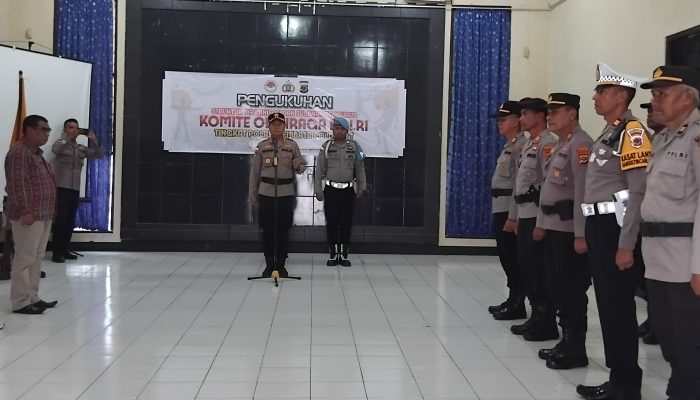 Kapolres Lembata Kukuhkan Struktur Organisasi Susunan Pengurus Komite Olahraga Polri