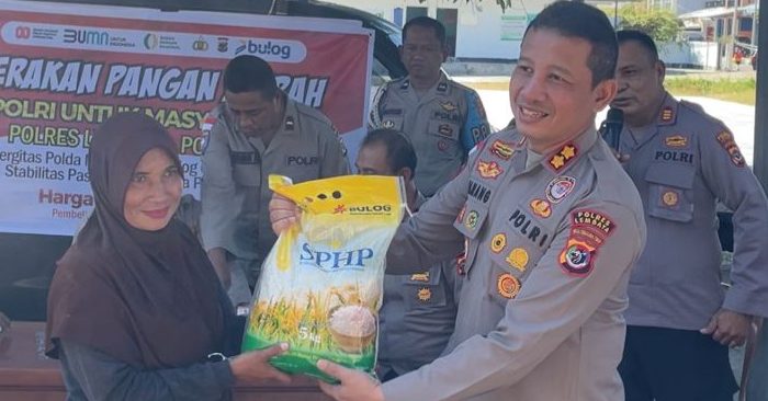 Polres Lembata Luncurkan Beras Murah, Kapolres Nanang Berharap Masyarakat bisa Terbantu
